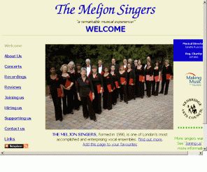 meljon.org.uk: THE MELJON SINGERS
The Meljon Singers, Chamber Choir