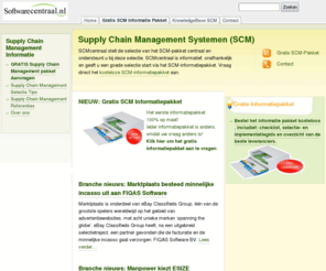 scmcentraal.nl: SCM-systemen Gratis SCM-Infopakket  SCM-pakketten SCM software SCM info
SCM-systemen en SCM-software pakketen vergelijken op een site. Supply Chain Management Systemen-selectie is nog nooit zo eenvoudig geweest met het SCM-selectie en SCM-informatiepakket.