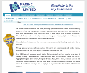 marinesoftware.org: Ship Management Software for Vessels, Fleets and Office
Easy to use Software Solutions, Type Approved Planned Maintenance CMMS GENPMS, Stock Control, Purchasing, Drydock, ISM Document systems Vessel & Office