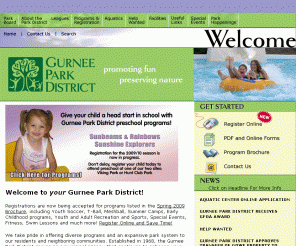 gurneeparkdistrict.com: Gurnee Park District | Welcome
