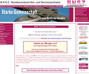 bnsz.biz: BNSZ
Bundesverband der Not- und Servicezentralen