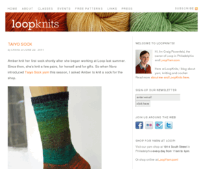 loopknits.com: Loop Knits!
Welcome to Loop Knits! where we discuss yarn, knitting, and crochet.