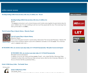 onlinesoccerscores.com: online soccer scores
onlinesoccerscores.com