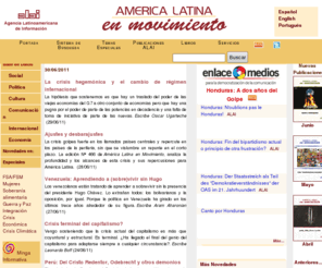 americalatinaenmovimiento.org: América Latina en Movimiento
Noticias, Eventos, Documentos sobre América Latina