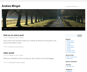 andreamingot.com: Andrea Mingot | Just another WordPress site
