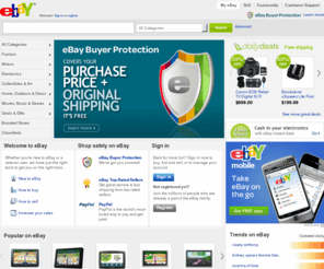 ebay-watches.com: eBay - New & used electronics, cars, apparel, collectibles, sporting goods & more at low prices
Buy and sell electronics, cars, clothing, apparel, collectibles, sporting goods, digital cameras, and everything else on eBay, the world's online marketplace. Sign up and begin to buy and sell - auction or buy it now - almost anything on eBay.com