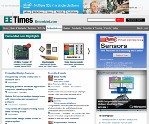 embeddedsystemsindia.com: EE Times Embedded Design Center for Electrical Engineers
Embedded.com is the resource for embedded systems developers and includes tutorials, code, demos, commentary and news, as well as ESC updates.