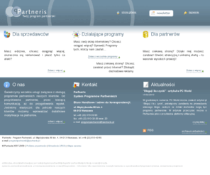 partneris.pl: Partneris - program partnerski, zarabianie i promocja w sieci oraz internecie - atrakcyjne prowizje pay per sale
Partneris - program partnerski. Świadczymy wszelkie usługi związane z obsługą programów partnerskich naszych klientów. Od wyszukiwania partnerów, przez bieżącą komunikację, aż do przygotowania wypłat.