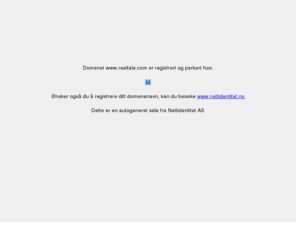 realtale.com: Domenet er registrert og under utarbeidelse av Nettidentitet AS
