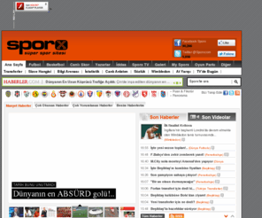 superspor.com: Sporx.com Yenilendi!
Türkiye'nin En İyi Spor Sitesi olan Sporx.com da sporla alakalı aradığınız herşeyi bulabilirsiniz.