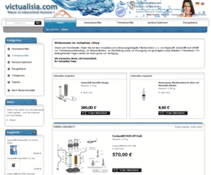 victualisia.com: victualisia.com eShop | Trinkwasseraufbereitung - Filtration - Reinhaltung
Wasser ist die Lebensgrundlage auf unserem Planeten und zugleich der wichtigste Baustein aller lebenden Organismen. Natürliches, reines Wasser ist reich an lebensspendender Energie und das wichtigste Lebensmittel unserer Erde.