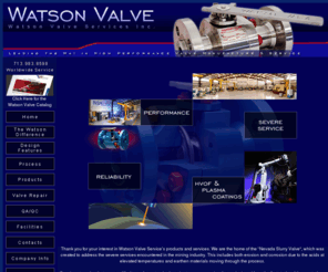 watsonvalve.com: Severe Service Coated Ball Valves by Watson Valve with HVOF and Plasma Coatings
Severe Service Ball Valves by Watson Valve with Coatings of HVOF, Plasma and more.