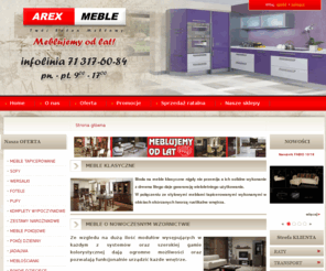 arexmeble.pl: Meble kuchenne,meble wypoczynkowe, sypialnie,jadalnie
Salony meblowe AREX