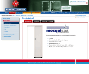 mosquisax.com: Persianas, lamas y compactos :: Giménez Ganga
En Gimenez Ganga fabricamos materiales de construcción para instalación de persianas y puertas de seguridad .  