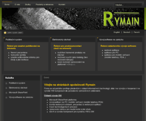 rymain.cz: Rymain | publikační systémy, e-commerce, SharePoint, vývoj software
Rymain, publikační systémy, e-commerce, SharePoint