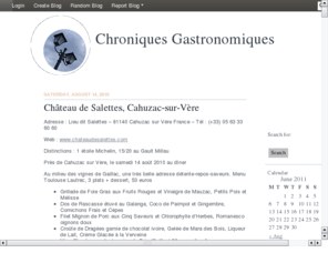 thibaudat.com: Chroniques Gastronomiques par Vincent Thibaudat
Chroniques gastronomiques, guides gastronomiques et haute cuisine, photos des lieux visités, commentaires 