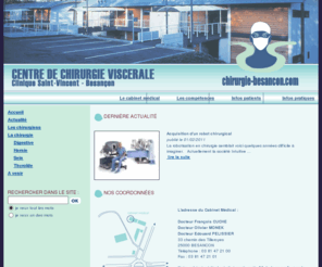 chirurgie-besancon.com: CENTRE DE CHIRURGIE VISCERALE - ACCUEIL
