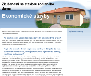 rodinny-dum-zkusenosti.cz: Rodinný dům - zkušenosti se stavbou
Máme zkušenosti se stavbou rodinného domu v nízkoenergetickém standardu.