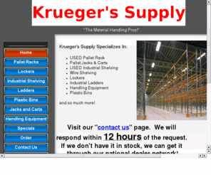 castersoregon.com: Krueger's Supply
The Material Handling Experts