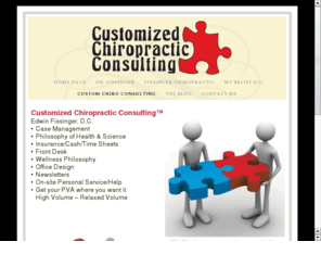 customchiroconsulting.com: Customized Chiropractic Consulting
Customized programs to suit your needs. One session or ongoing customized consulting.