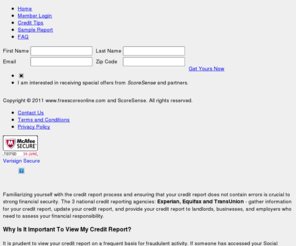 freecreditreportsincanada.com: FreeScoreOnline.com | Free Credit Scores From All 3 Bureaus
View your 3 credit scores for free at FreeScoreOnline.com. Get instant online access to your credit scores from all 3 major credit bureaus.