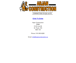 arjanconstruction.ca: move to Lucan, new home builder in Lucan, Stratford,Mitchell, Ontario.
Art Meinen, Arjan Construction new home builder in Lucan, Stratford, Mitchell, Ontario.