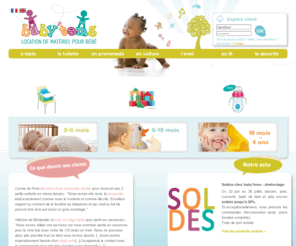 babytem.com: Location de matériel pour bébé: poussette, lit, siège, chaise haute, écharpe, transat, jouets, livrésur votre lieu de séjour, partout en France
Voyagez léger ! Louer votre matériel de puericulture -poussette, lit bébé, transat, chaise haute, jouets...- livré chez vous ou sur votre lieu de séjour, partout en France.