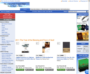 christianconnectionbooks.com: The Christian Connection - Books, Music & More!
www.christianconnectionbooks.com is the online home of the world's most comprehensive source of Christian resources. We offer Christian books, movies, jewelry, music, Bibles, videos, software, gifts and more at the best and lowest prices and with unbeatable service.