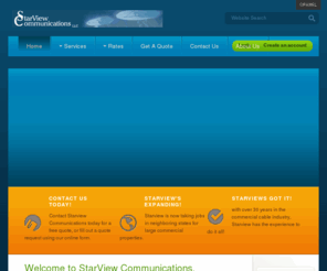 starviewcommunications.com: Welcome to StarView Communications,
StarView Communications is your best bet for your cable, satellite and audio entertainment needs in Colorado.