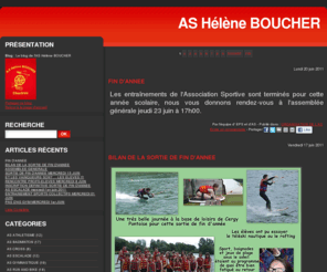 asheleneboucher.com: Le blog de l'AS Hélène BOUCHER
0