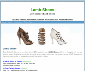lambshoes.net: Lamb Shoes | Lamb Gwen Stefani | LAMB by Gwen Stefani
Looking For Lamb Shoes? We Have Detailed of Lamb Shoes with Complete Information On Price, and Discount.