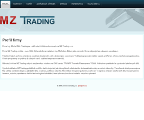 mztrading.cz: Profil firmy | MZ Trading s.r.o.
