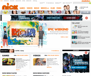 nickweb.com: Nickelodeon | Kids Games, Kids Celebrity Video, Kids Shows | Nick.com
Play kids games, watch video from popular kids shows, play free online games for kids, & more at Nick.com, Nickelodeon's online place for Kids!