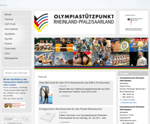 olympiastuetzpunkt.org: Olympiastützpunkt Rheinland-Pfalz / Saarland | Startseite OSP
Der Olympiastützpunkt Rheinland-Pfalz/Saarland ist die zentrale Förder- und Serviceeinrichtung für Spitzenathleten der beiden Bundesländer. Er entstand am 1. Januar 1994 aus einer Fusion der beiden vorhandenen Stützpunkte in den benachbarten Bundesländern. Die wichtigste Aufgabe des Olympiastützpunktes als Serviceleister des Spitzensports besteht dabei in einer qualitativ hochwertigen, umfassenden Beratung und Betreuung der Nachwuchs- und Spitzensportler sowie ihrer Trainer zur gezielten Vorbereitung von Weltklasseleistungen in Olympischen Sportarten und Disziplinen. Neben den hauptamtlichen Mitarbeitern im Bereich der Biomechanik und Trainingswissenschaft, Leistungsdiagnostik, Laufbahnberatung, des Athletiktrainings sowie der Physiotherapie können die Athleten auch auf Angebote im Bereich der sportpsychologischen sowie medizinischen Betreuung und der Ernährungsberatung zurückgreifen. Von zunehmender Bedeutung sind aber auch die durch den OSP mitfinanzierten Trainerstellen, die eine optimale Betreuung der Spitzensportler im täglichen Training, bei zentralen Lehrgängen der Spitzenverbände sowie bei internationalen Wettkampf-Höhepunkten sicherstellen. Das Herz des Olympiastützpunkt Rheinland-Pfalz/Saarland schlägt dabei an der Hermann Neuberger Sportschule in Saarbrücken, wo die Sportler nach zahlreichen Renovierungen und Neubauten in den vergangenen zehn Jahren optimale Trainingsbedingungen und ein perfektes Umfeld mit Ausbildungs- und Studienplätzen, der Eliteschule des Sports am Gymnasium am Rotenbühl in Saarbrücken, Physiotherapie, medizinischer Betreuung und Wohngelegenheiten im „Haus der Athleten“ vorfinden. Auf dem Gelände der Sportschule im Saarbrücker Stadtwald trainieren und/oder leben gut 100 der insgesamt rund 300 am OSP Rheinland-Pfalz/Saarland betreuten Athleten. In Rheinland-Pfalz hat der OSP Rheinland-Pfalz/Saarland seine Zentrale in Bad Kreuznach.Die Schwerpunkt-Sportarten am Stützpunkt sind Ringen, Rudern, Badminton, Leichtathletik und Triathlon. Mit dem Olympiasieg von Triathlet Jan Frodeno bei den Sommerspielen 2008 in Peking, China, feierte der Olympiastützpunkt seinen größten Erfolg seit den Medaillengewinnen der beiden Schützen Michael Jakosits und Ralf Schumann sowie des Radfahrers Andreas Walzer 1992 in Barcelona. Derzeit sind die Vorbereitungen für die Olympischen Sommerspiele 2012 bereits voll am Laufen. 51 Athleten umfasst derzeit das Top-Team London 2012 des Olympiastützpunkt Rheinland-Pfalz/Saarland. Bei der Förderung der Spitzenathleten arbeitet der OSP eng mit dem Landessportbund Rheinland-Pfalz und dem Landessportverband für das Saarland sowie der Stiftung Sporthilfe Rheinland-Pfalz/Saarland zusammen. Wichtigster Förderer des OSP ist wie bei allen Stützpunkten in Deutschland das Bundesinnenministerium.