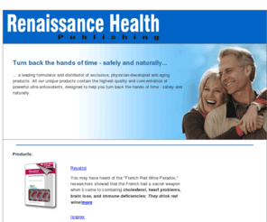 buyantioxiv.com: Renaissance Health Publishing
Home page of Renaissance Health Publishing.