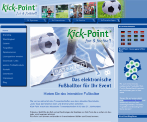 kick-point.de: Kick-Point – Mieten Sie das interaktive Fußballtor
Home