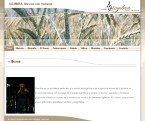 siembramusic.com: Siembramusic: Musica con Mensaje - Home
siembra musica con mensaje