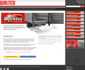 specagate.com: Waltco Wizard :: | Waltco Lift Corp.
