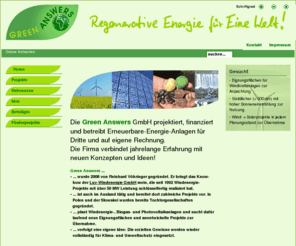 green-answers.org: Willkommen bei Green Answers
Green Answers - Energiekonzepte für eine ganzheitliche Zukunft