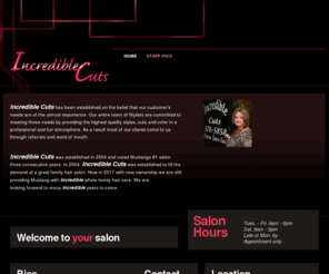 incrediblecutsmustang.com: Incredible Cuts | Incredible Cuts
Incredible Cuts is a full hair care salon centered around a fun, family atmosphere that is located in Mustang, OK. Call 405-376-5858 for an appointment, but walk-ins are also welcome!