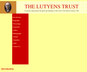 lutyenstrust.org.uk: The Lutyens Trust
The Lutyens Trust - To protect and promote the spirit and substance of the work of Sir Edwin Lutyens O.M.