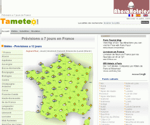 tameteo.com: Météo - Prévisions à 12 jours pour France
Météo - Prévisions à 12 jours pour France