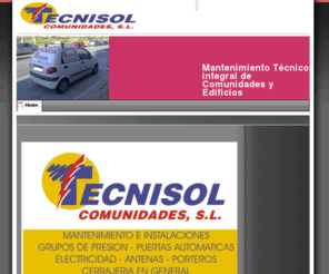 tecnisol-comunidades.es: Un sitio web para la edición de sitios - Home
Mantenimiento comunidades de propietarios y edificios