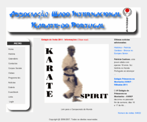 wadoryu-portugal.com: Associação Wado Internacional Karate-do Portugal
Associação Wado Internacional Karate-do Portugal, uma das mais conceituadas associações de Karate em Portugal conhecida pelo seu empenho e dedicação para com a modalidade.