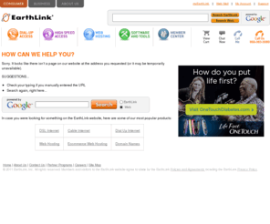 daxlyle.com: EarthLink® - Page Not Found
Anytime, anywhere, EarthLink connects people to the power and possibilities of the Internet. Connect to the Internet with High Speed, DSL, Cable, Satellite, Voice, trueVoice,  Dial-up.