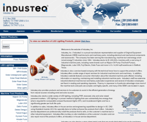 industeq.info: Industeq® Inc. Stafford, Texas Tel# 281-565-8600 - Stocking distributor for Japanese name brand industrial products. Including Nippon Oil Pump Trochoid pumps, Yuken / Nachi, Taisei Kogyo, Daito / Kyosan fuses Fuji Electric and others
Industeq® Tel# 281-565-8600 Stocking distributor for Japanese name brand industrial products. Including Nippon Oil Pump Trochoid pumps, Sony, Taisei Kogyo, Daito fuse, Fuji Electric, Yuken, Nachi and others.