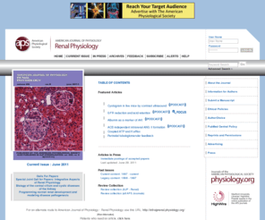 ajprenal.org: American Journal of Physiology - Renal Physiology
