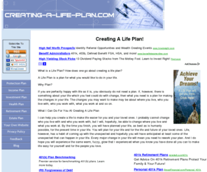 creating-a-life-plan.com: Creating A Life Plan
A guide to creating a life plan to find health, wealth and happiness in life