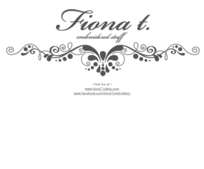 fiona-t.com: fiona t - embroidered stuff
fiona t, embroidered stuff