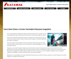 kayamak.com: Kayamak.com |  Beton delme, karot makinesi, beton kesme, hidrolik makine, derz kesme makinesi, ytong delme kesme makinesi
